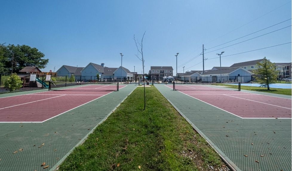 tennis courts