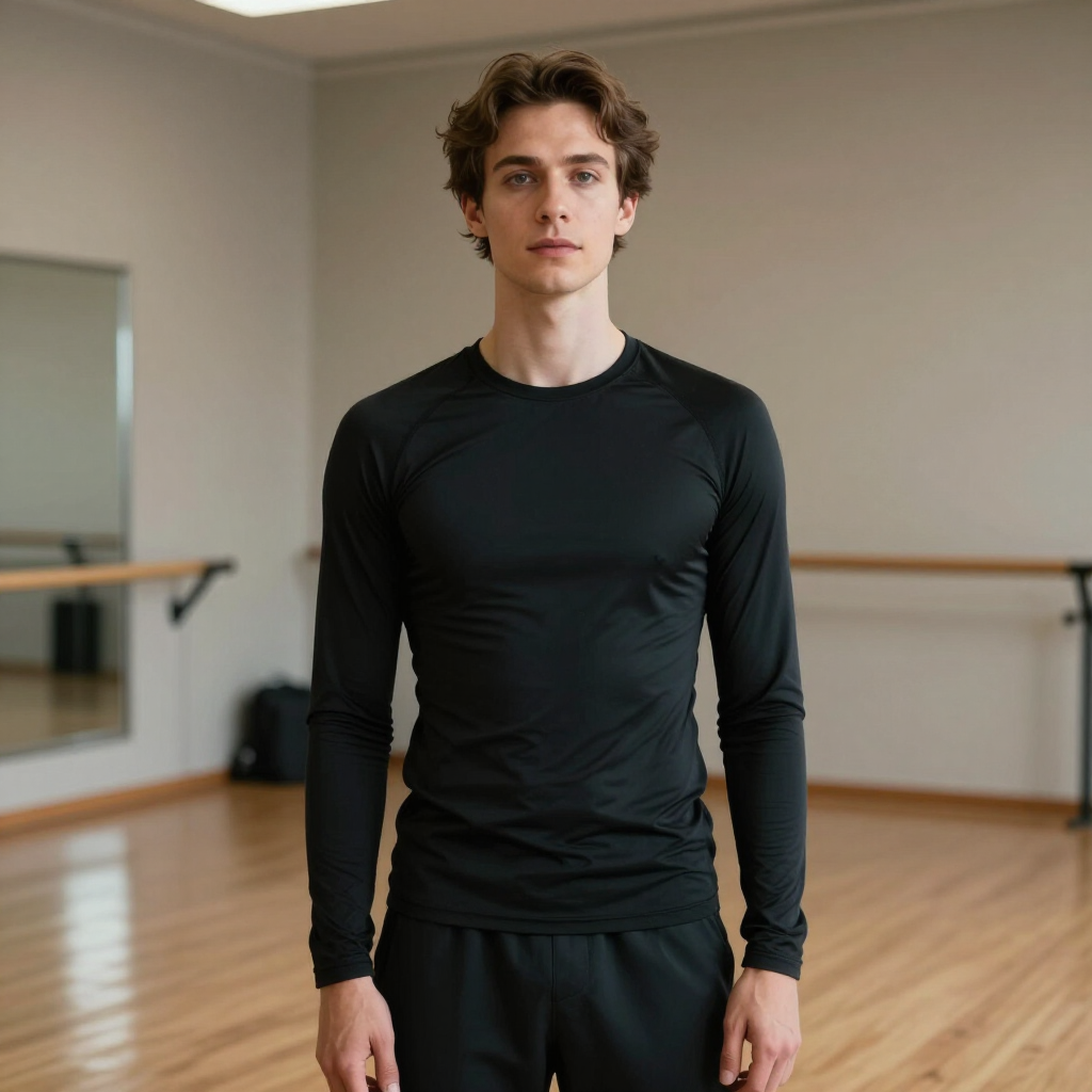 Performer reflecting after rehearsal
