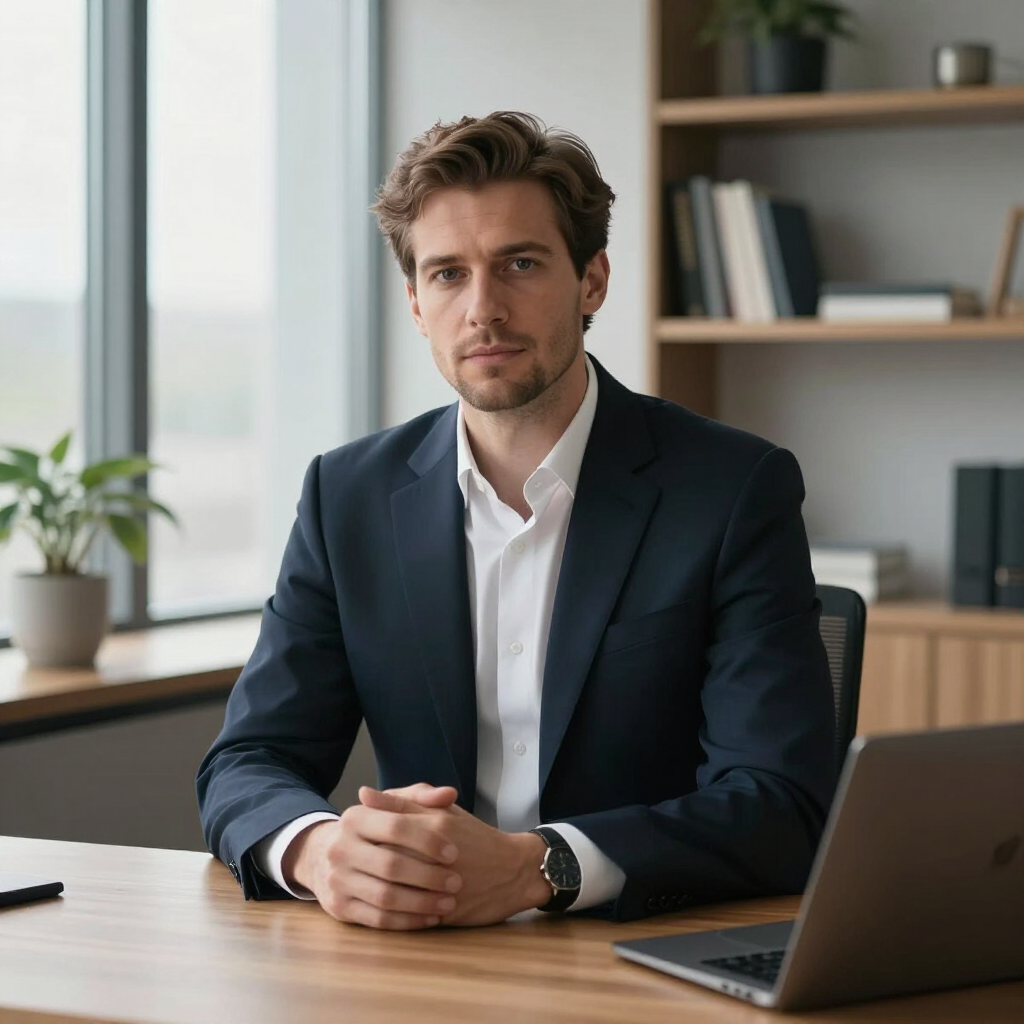 Professional client portrait