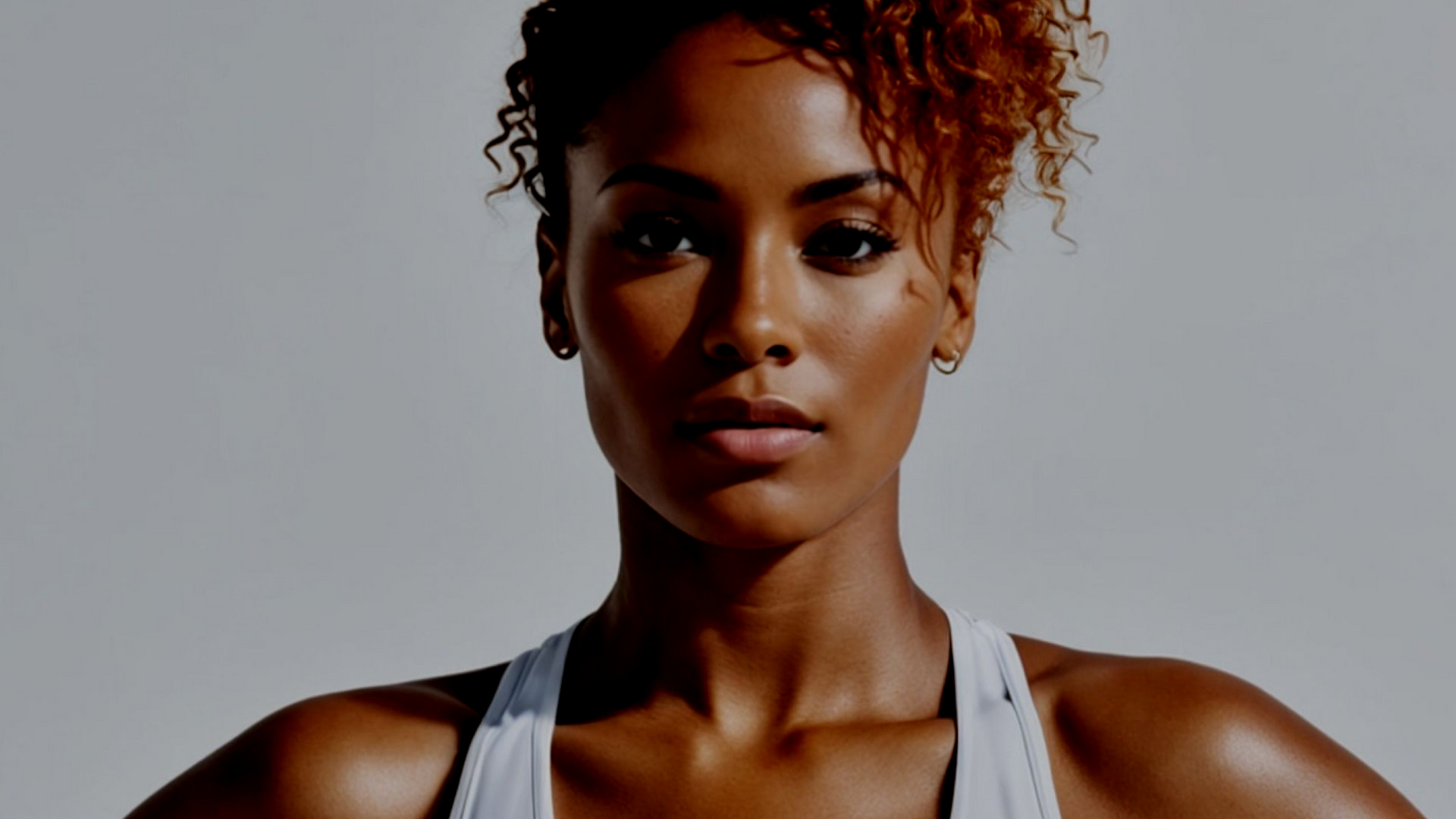 Athlete preparing mentally for performance