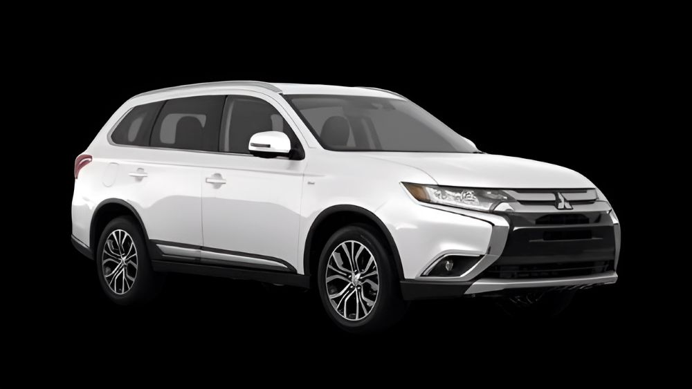 A White Mitsubishi Outlander ā Duffys Car Rentals in Atherton, QLD