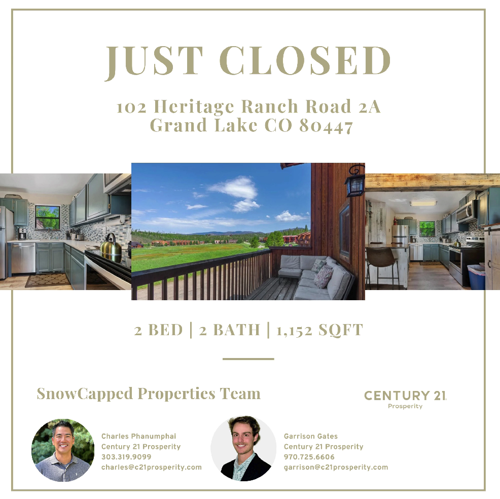 Snow Capped Properties sold 102 Heritage Ranch Road