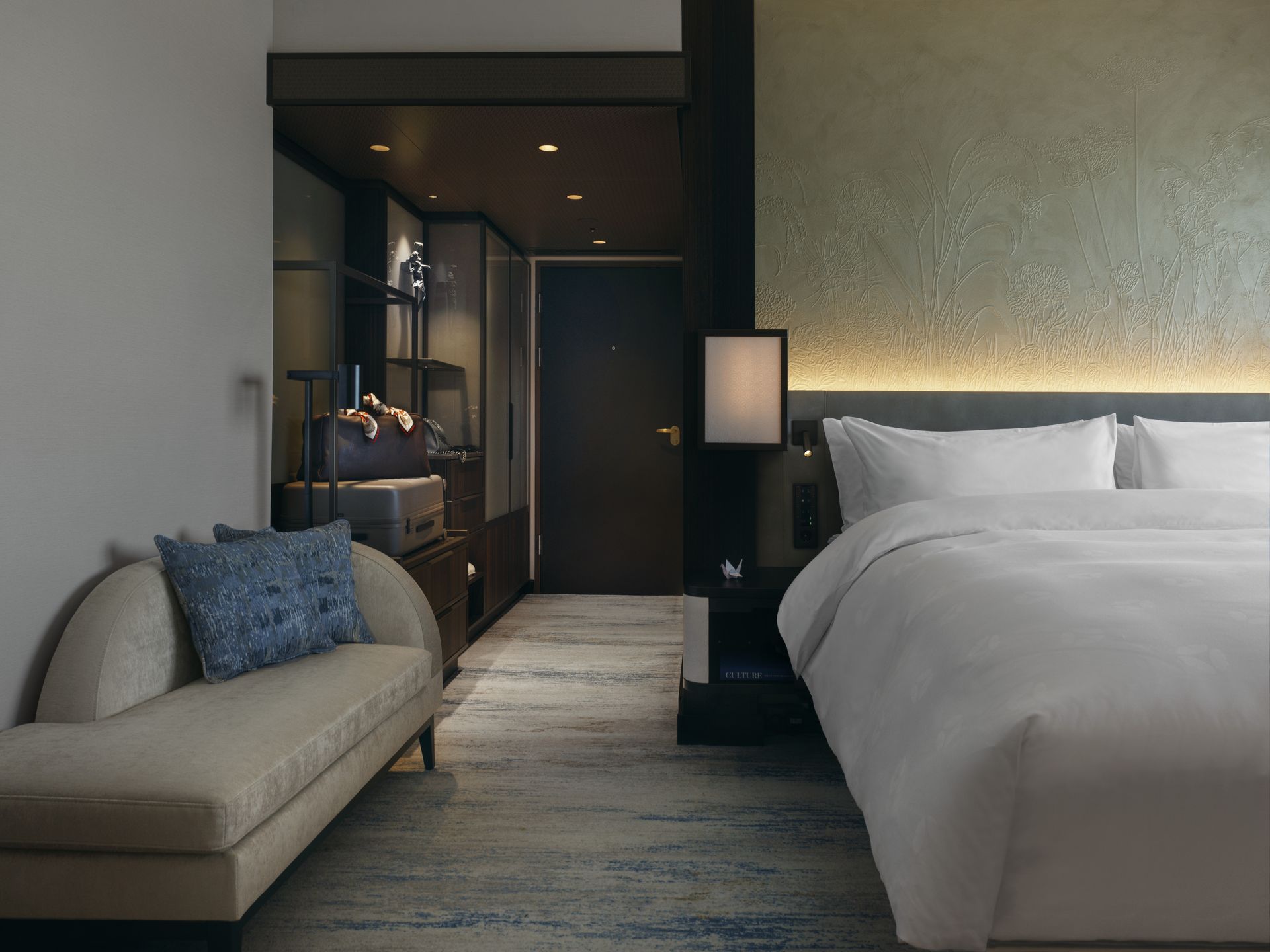 The refined Superior View Room at Hotel Okura Amsterdam in The Netherlands (Holland).