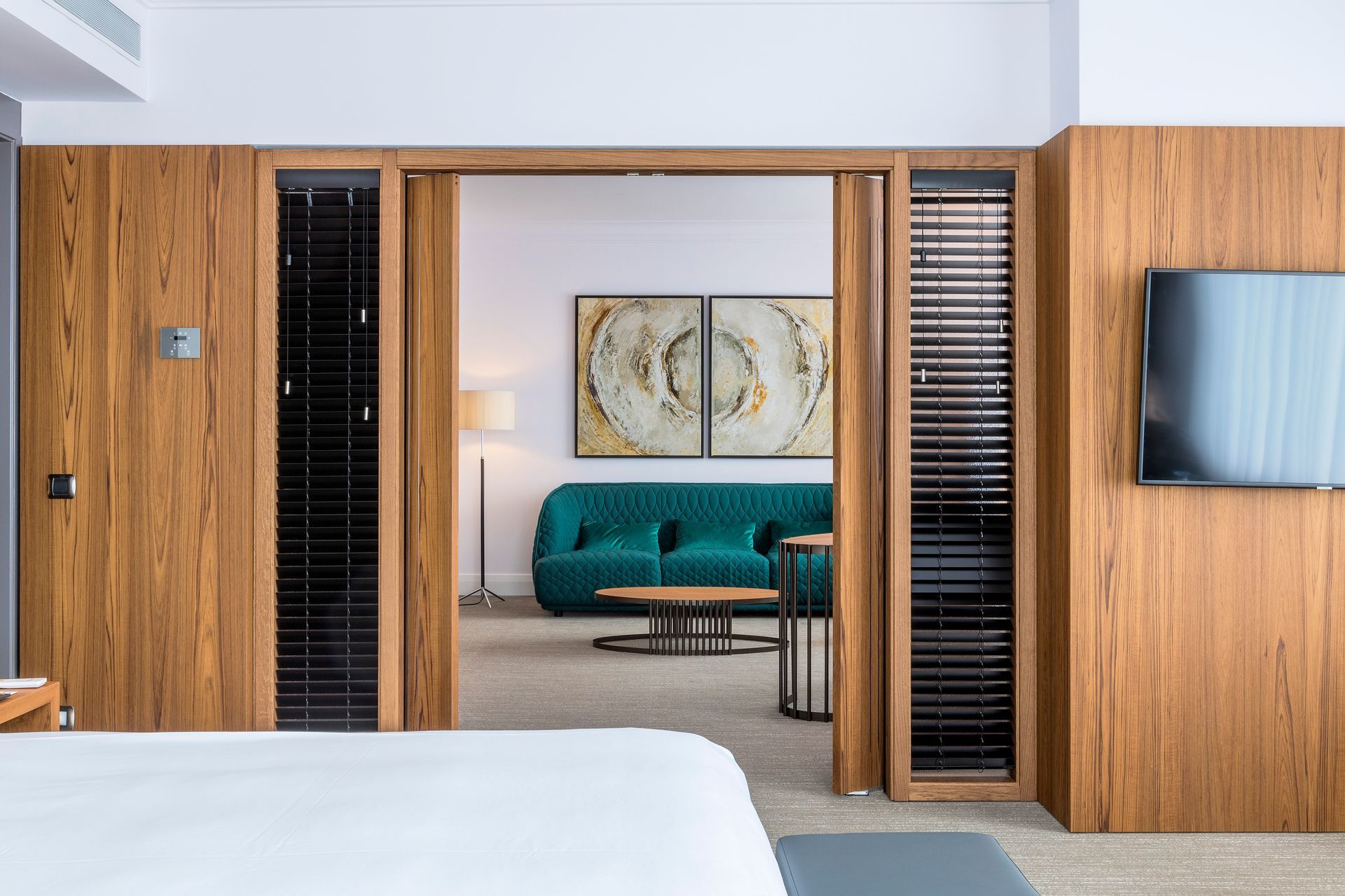 The exclusive Corner Suite at Hotel Okura Amsterdam in The Netherlands (Holland).