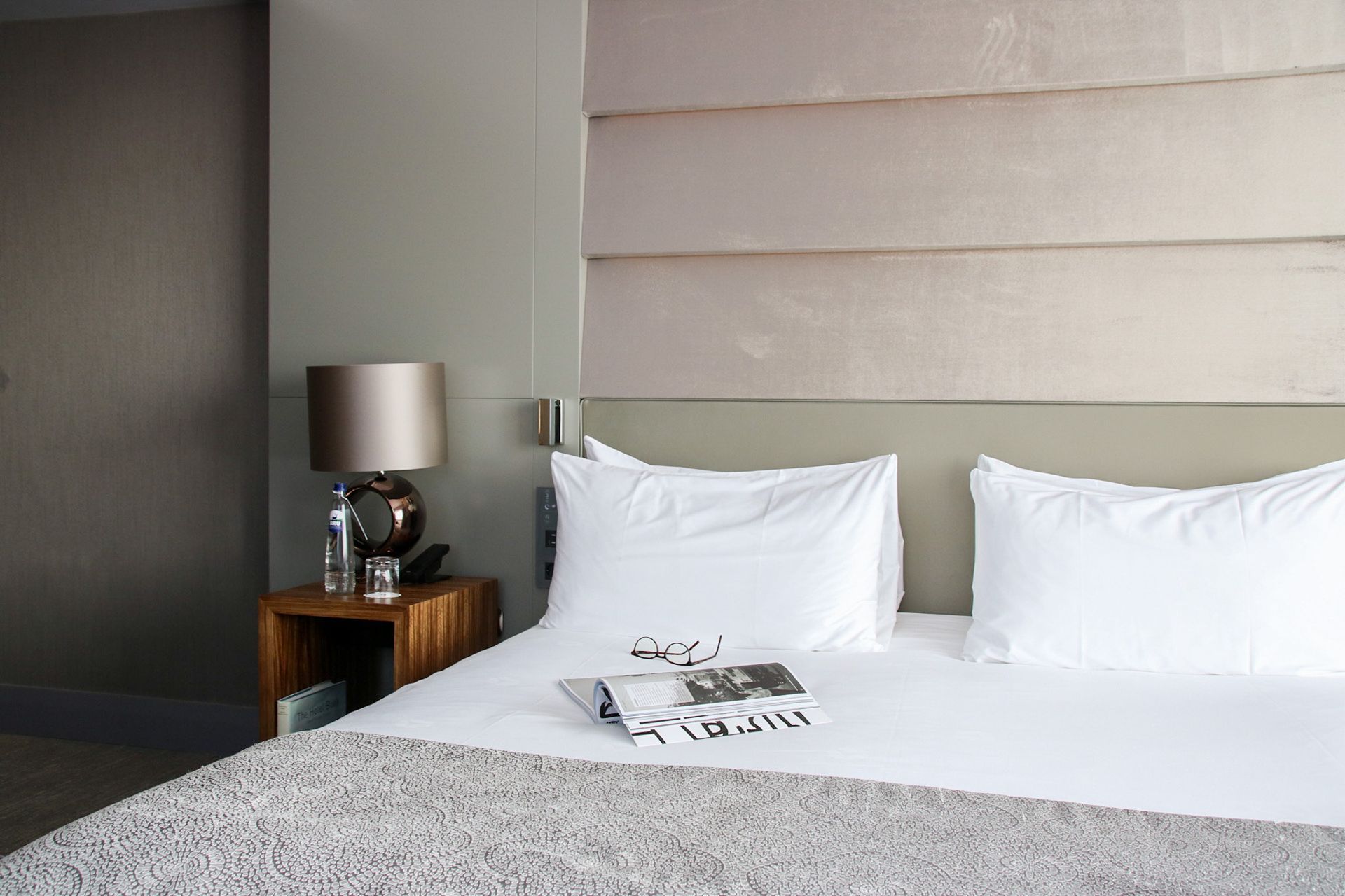 The spacious Superior View Junior Suite at Hotel Okura Amsterdam in The Netherlands (Holland), offering scenic city views.