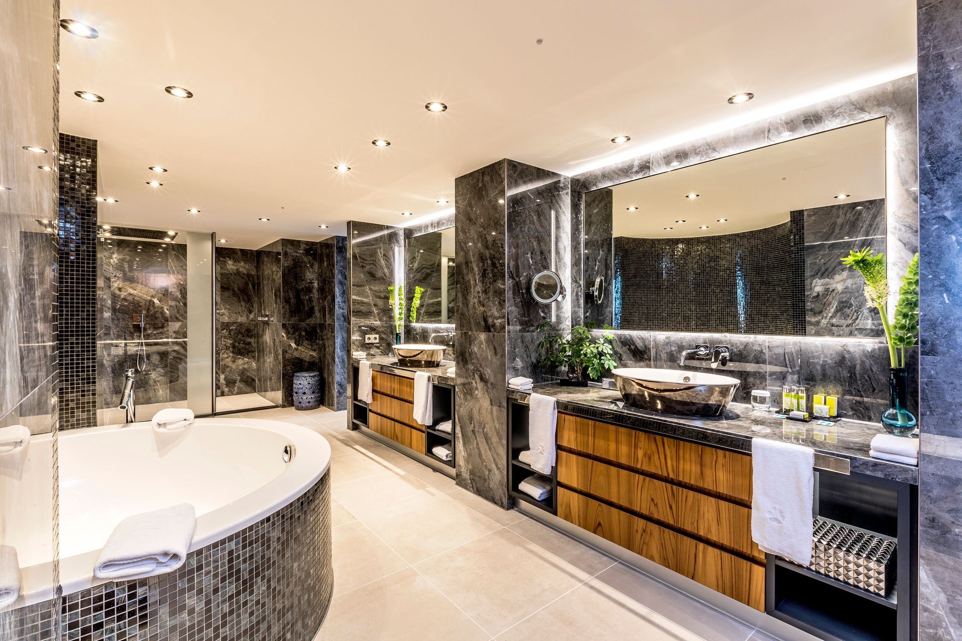 The luxurious Presidential Suite at Hotel Okura Amsterdam in The Netherlands (Holland).