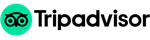 TripAdvisor logo with a green circle and owl icon.