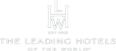 Logo for The Leading Hotels of the World. A stylized monogram of LHW, 