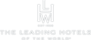 Logo for The Leading Hotels of the World. A stylized monogram of LHW, 
