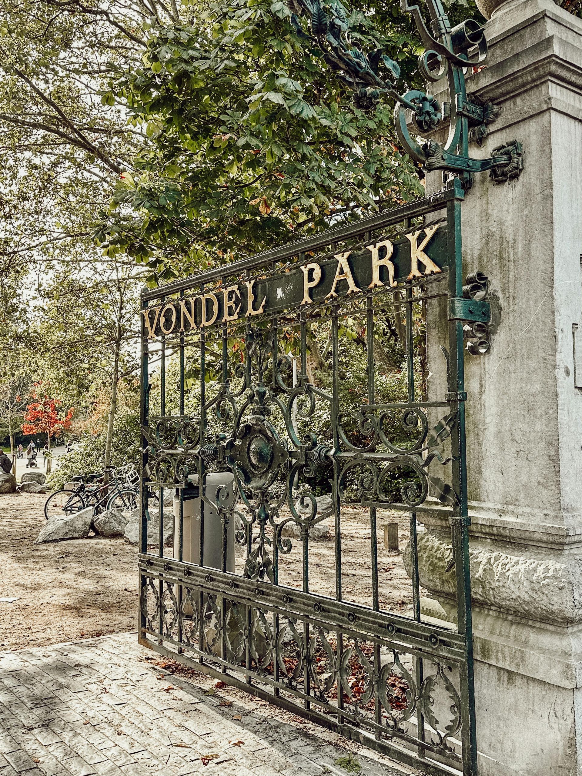 Ornate iron gate, 