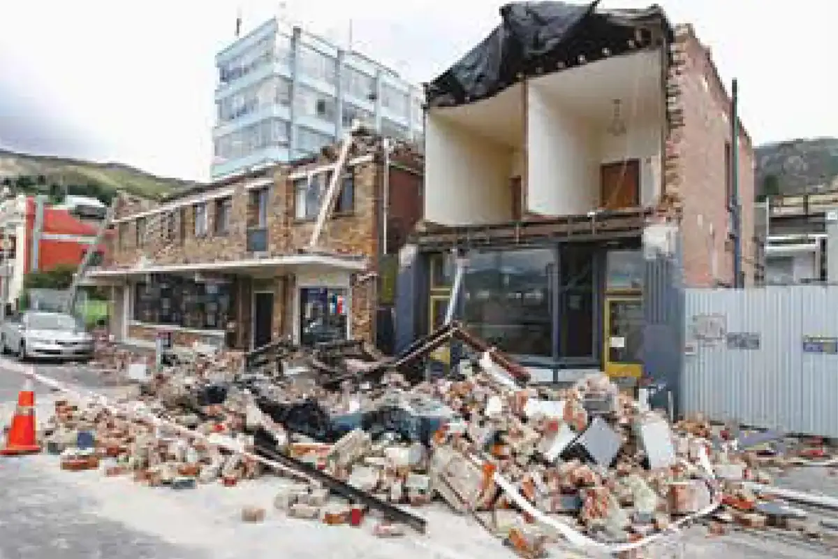 The aftermath of the Christchurch Earthquake 2015
