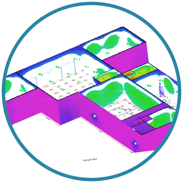 3D illuminance rendering