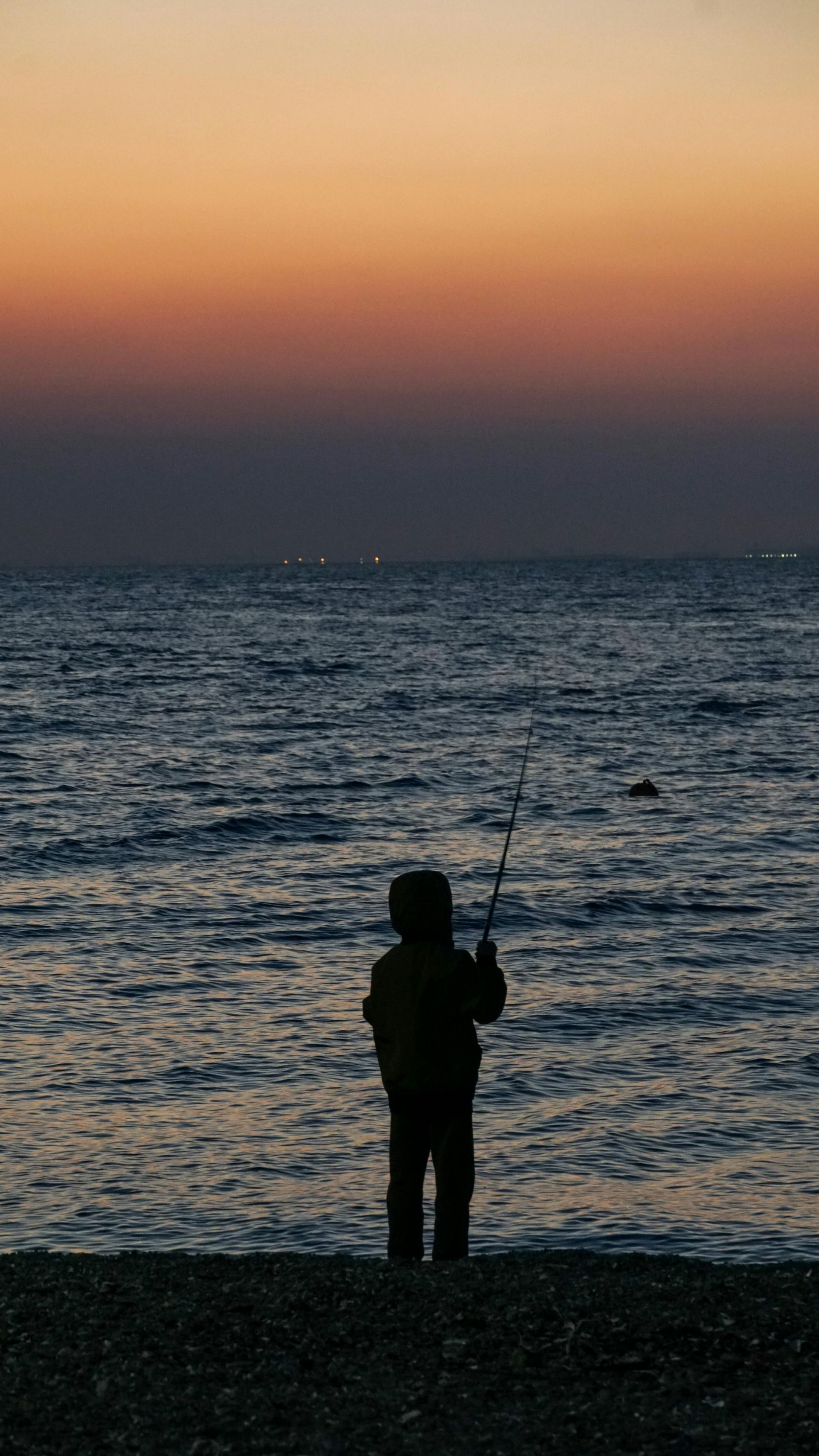 Kid fishing