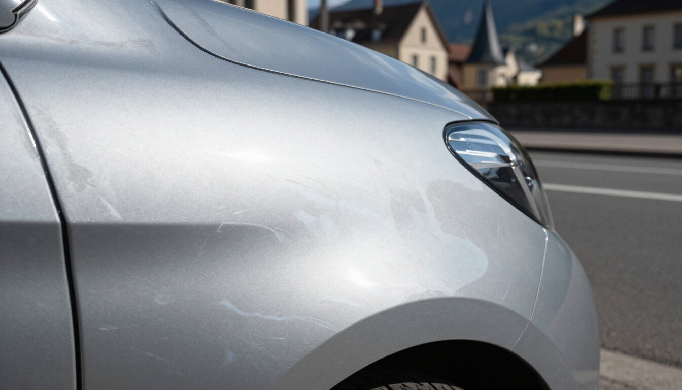 Accrochage léger voiture Grenoble