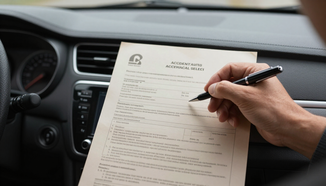 Remplissage constat amiable automobile