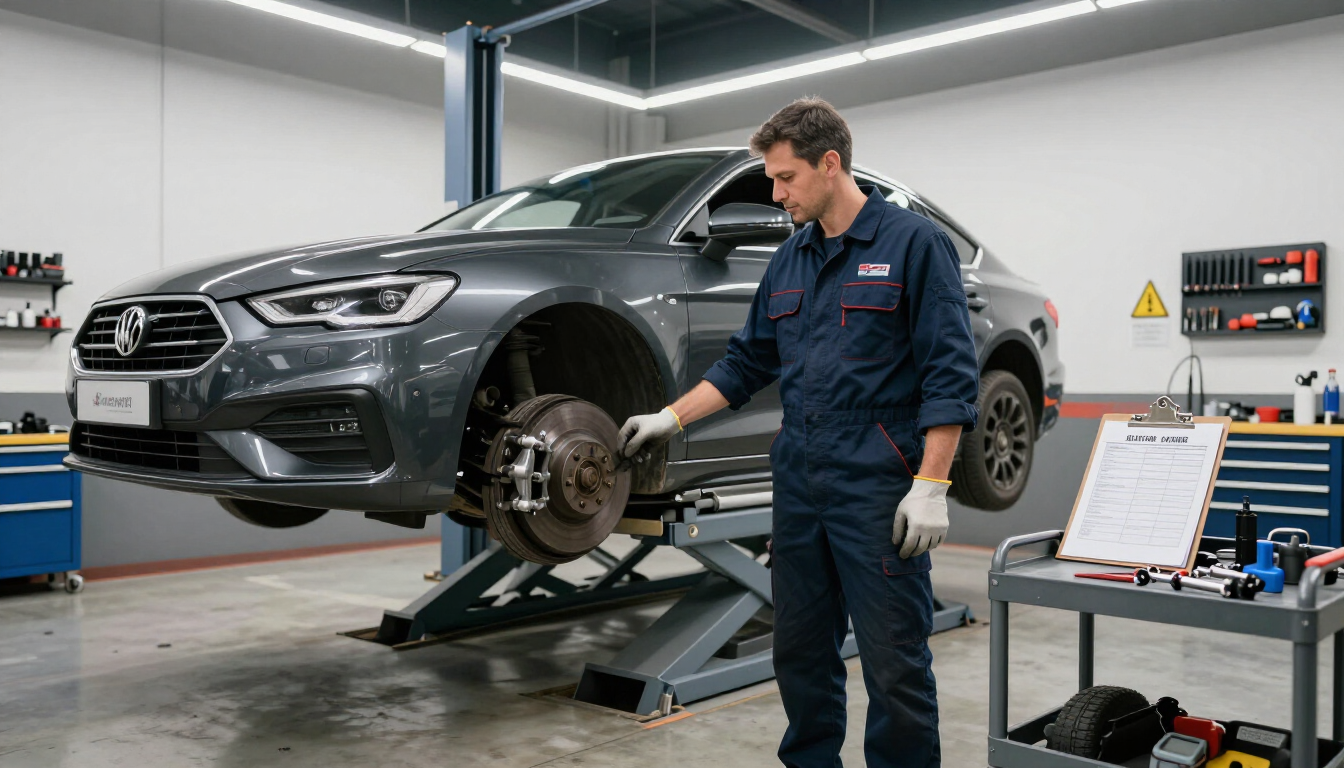 Changement de freins à Domène Moirond chez Yan Carrosserie