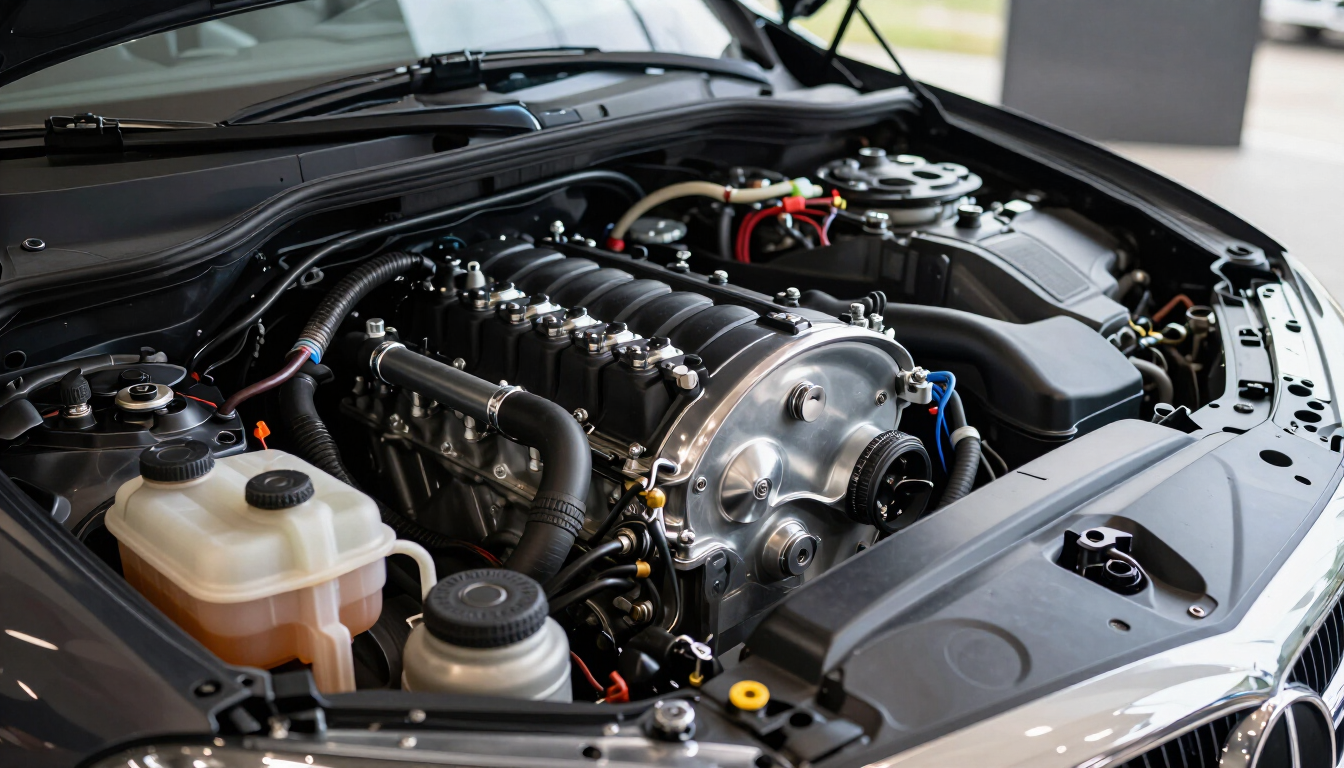 Moteur propre après entretien