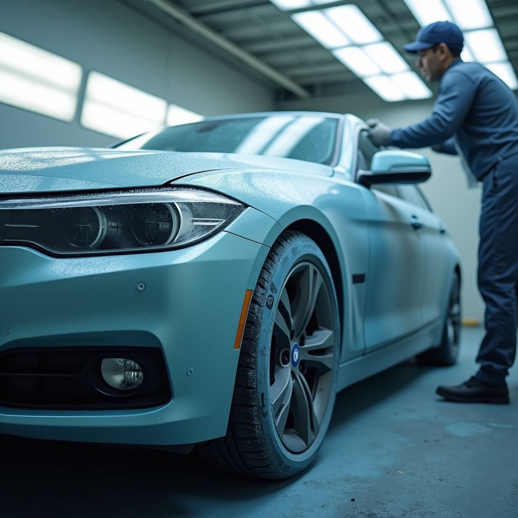 Mécanicien qualifié effectuant des réparations auto chez Yan Carrosserie Autos à Domène proche de Crolles