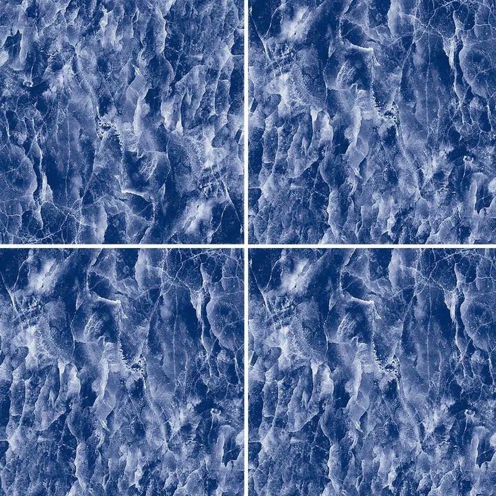 Blue textured pattern repeated in a 2x2 grid with white dividing lines