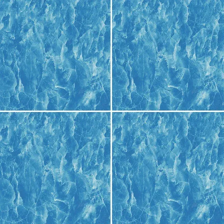 Blue textured water pattern in a 2x2 grid with thin white dividing lines