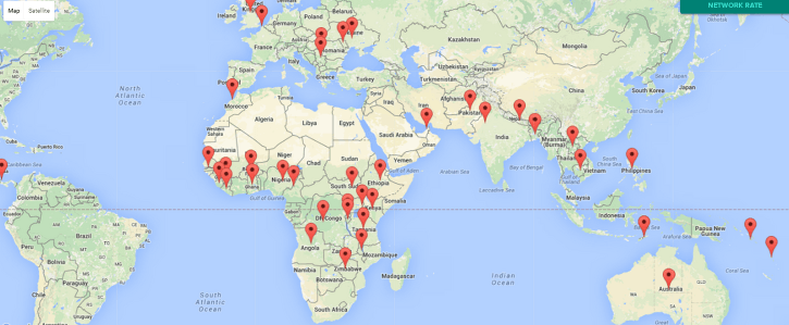 dentaid world map