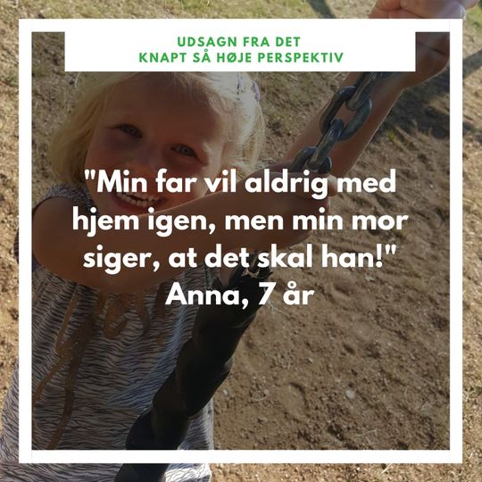 Citat fra Anna på 7 år: Min far vil aldrig med hjem igen.