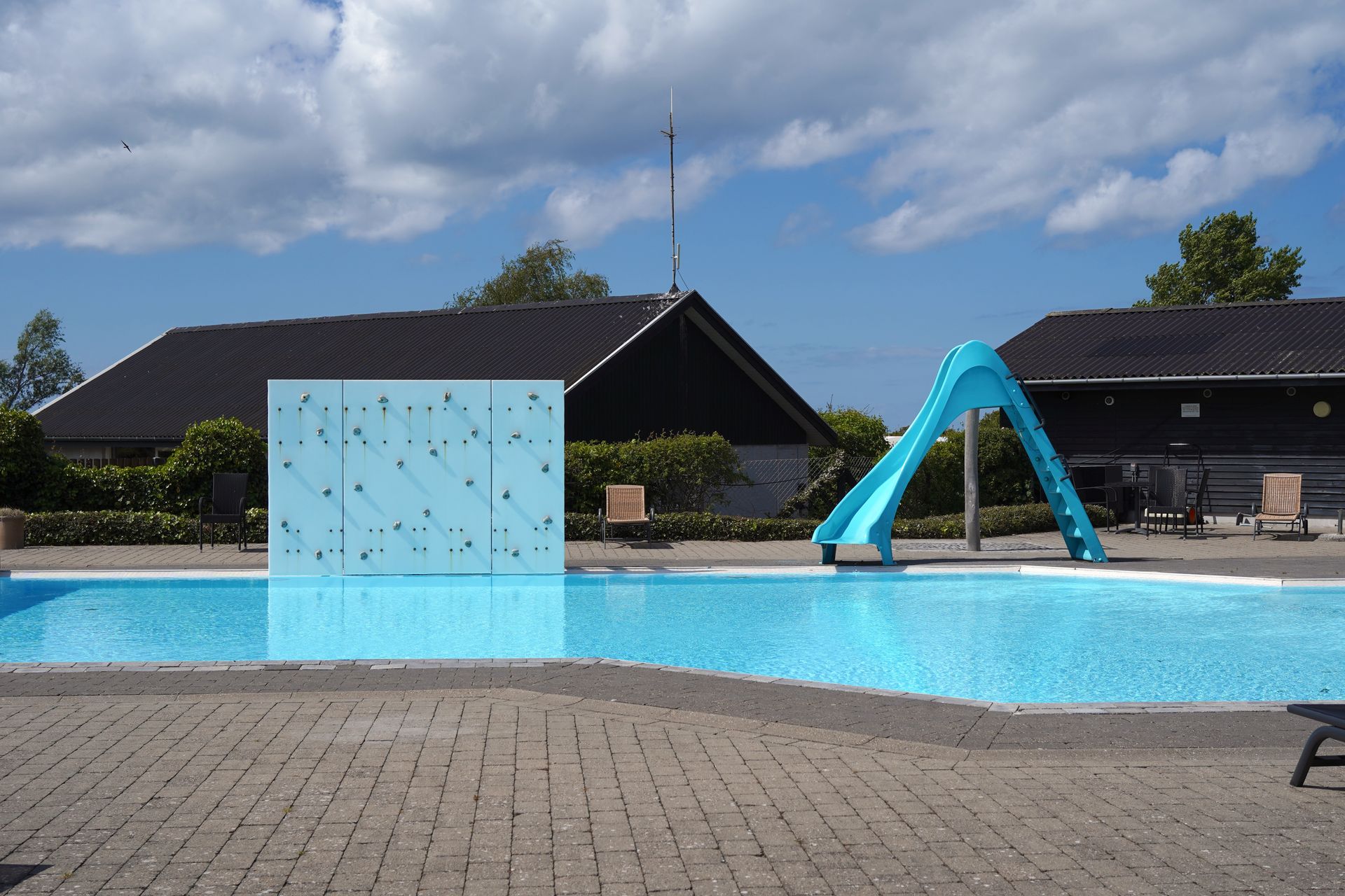 Swimming pool at Vesterlyng Camping