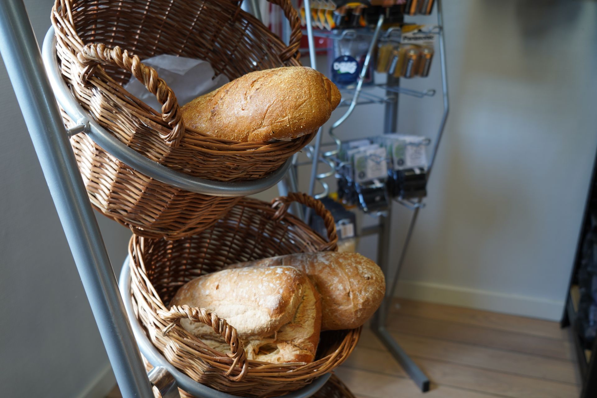 Morgenbrød i kurve