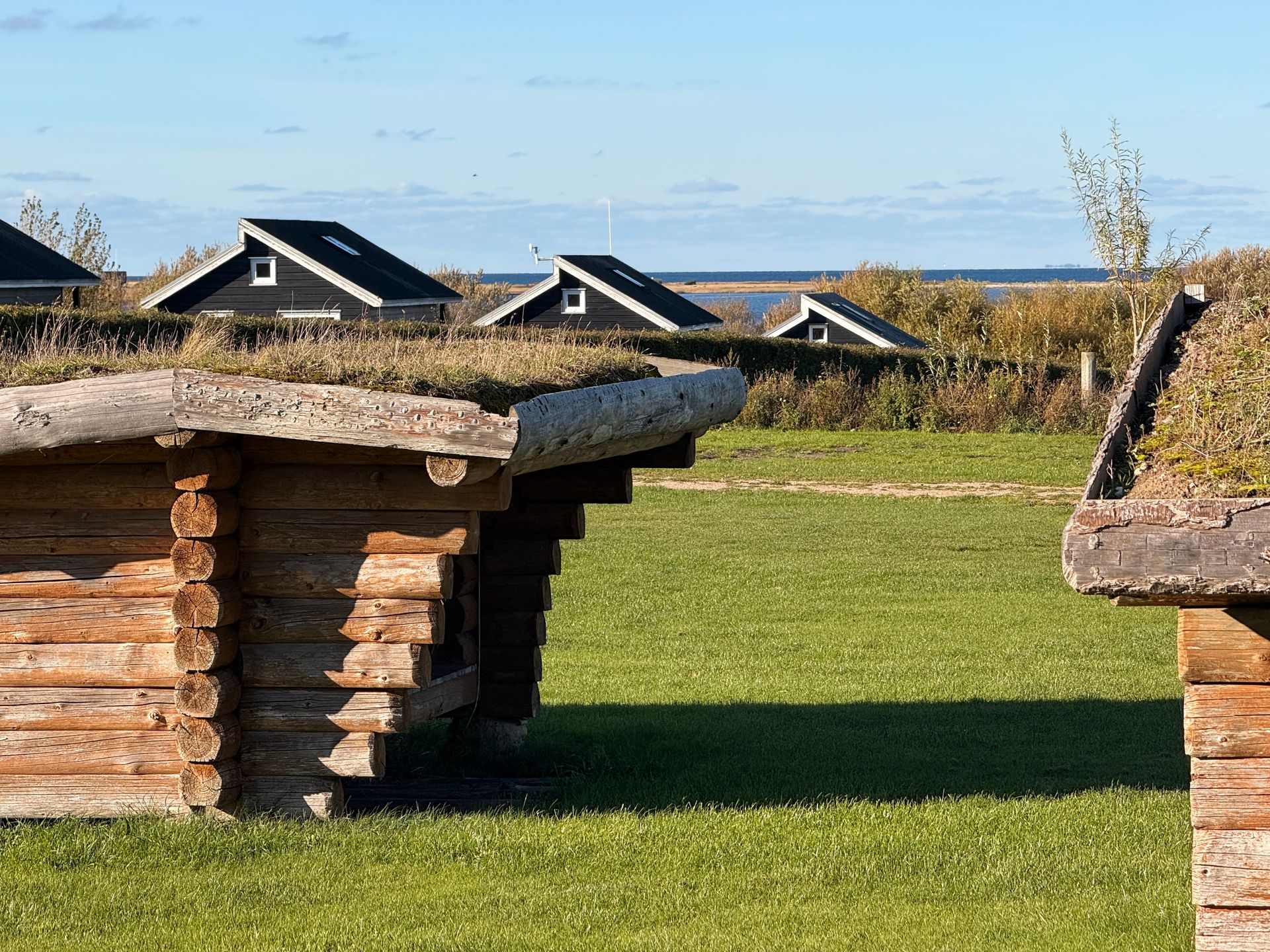 Shelters på Vesterlyng Camping.