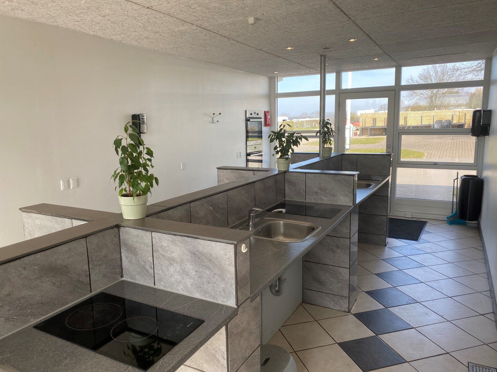 Clean and well-maintained kitchen facilities at the campground.
