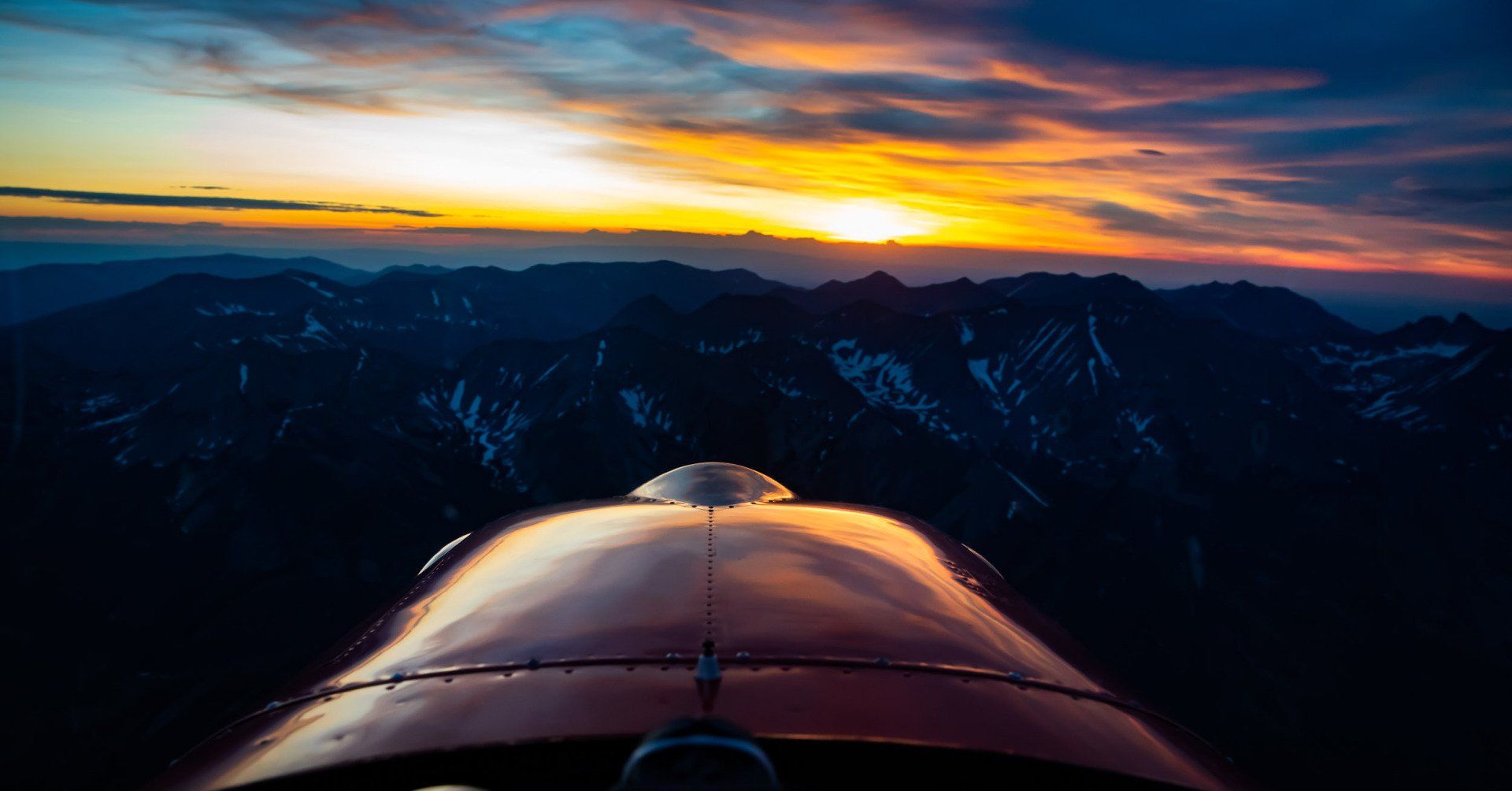 Sunrise aloft