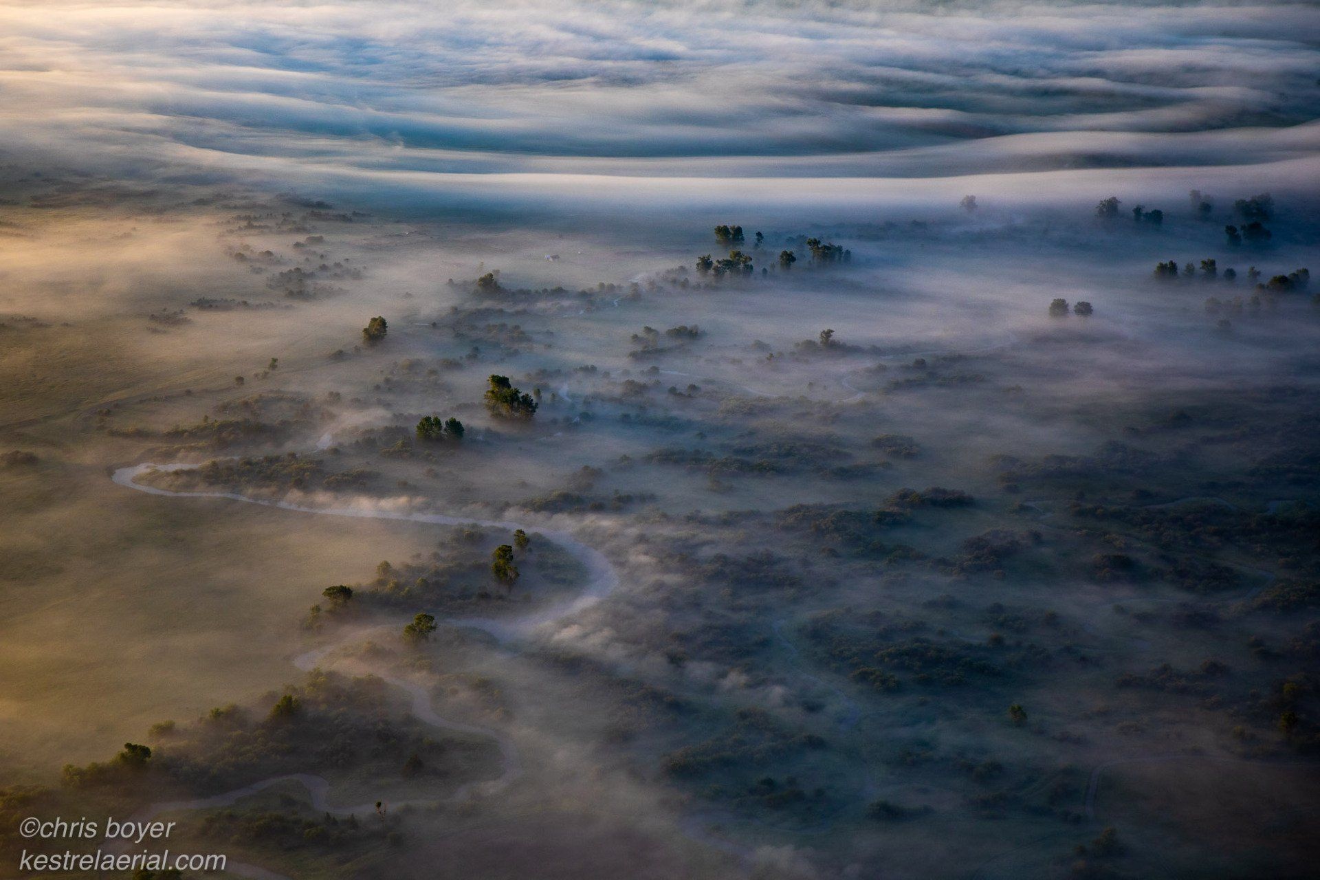 Gallatin Forks, Fog