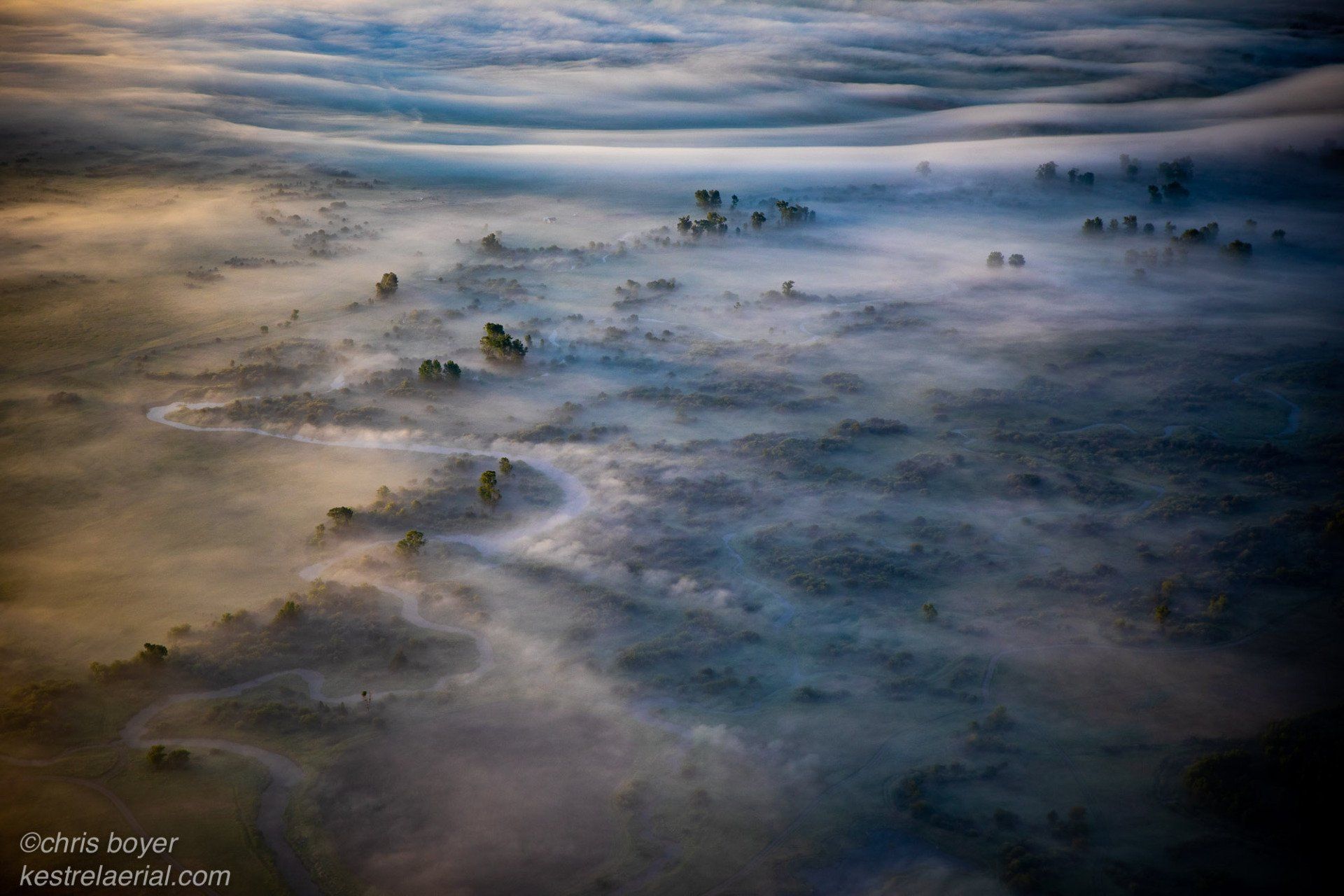 Gallatin Valley Fog, Gallatin County, Montana