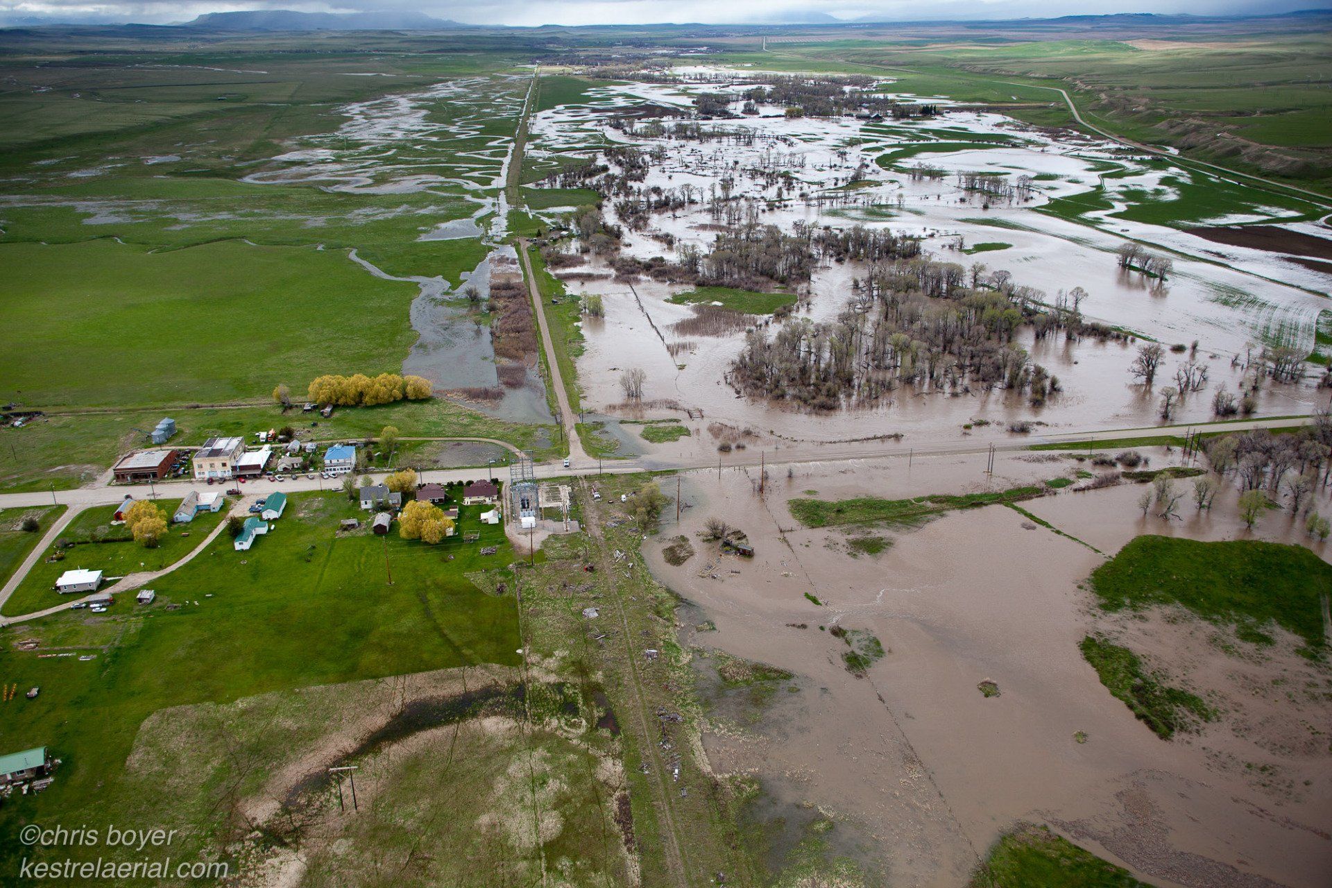 Musselshell River at Two Dot
