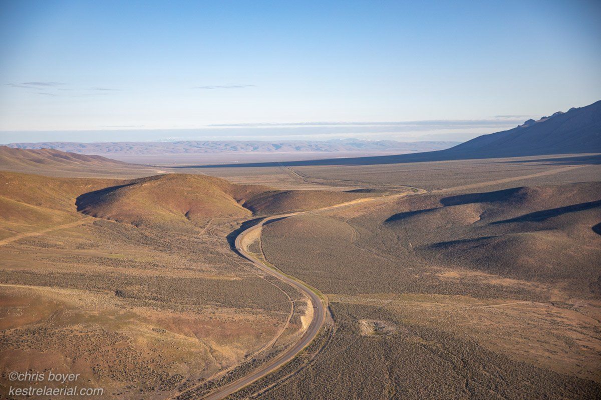 Pass between Little Humboldt River Drainage and Quinn River Valley