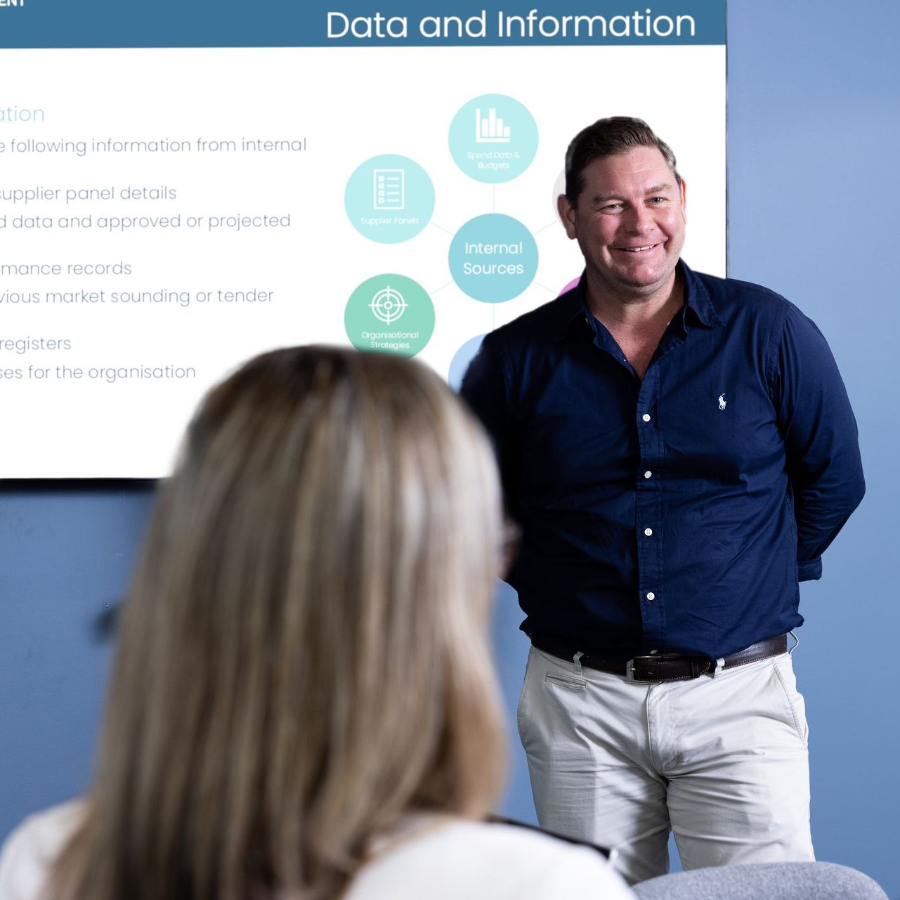 Procurement Institute delivering accredited training to a group of procurement professionals