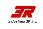 Logo rouge « 3R » avec le texte « Industries 3R inc. » en dessous.