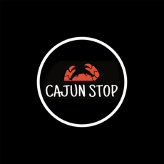 A logo for the cajun stop in houston texas