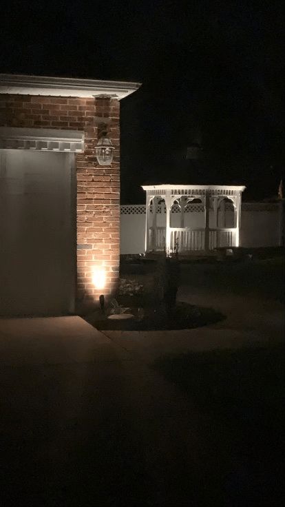Garden With Lights — New Castle, DE — Ayala Landscaping