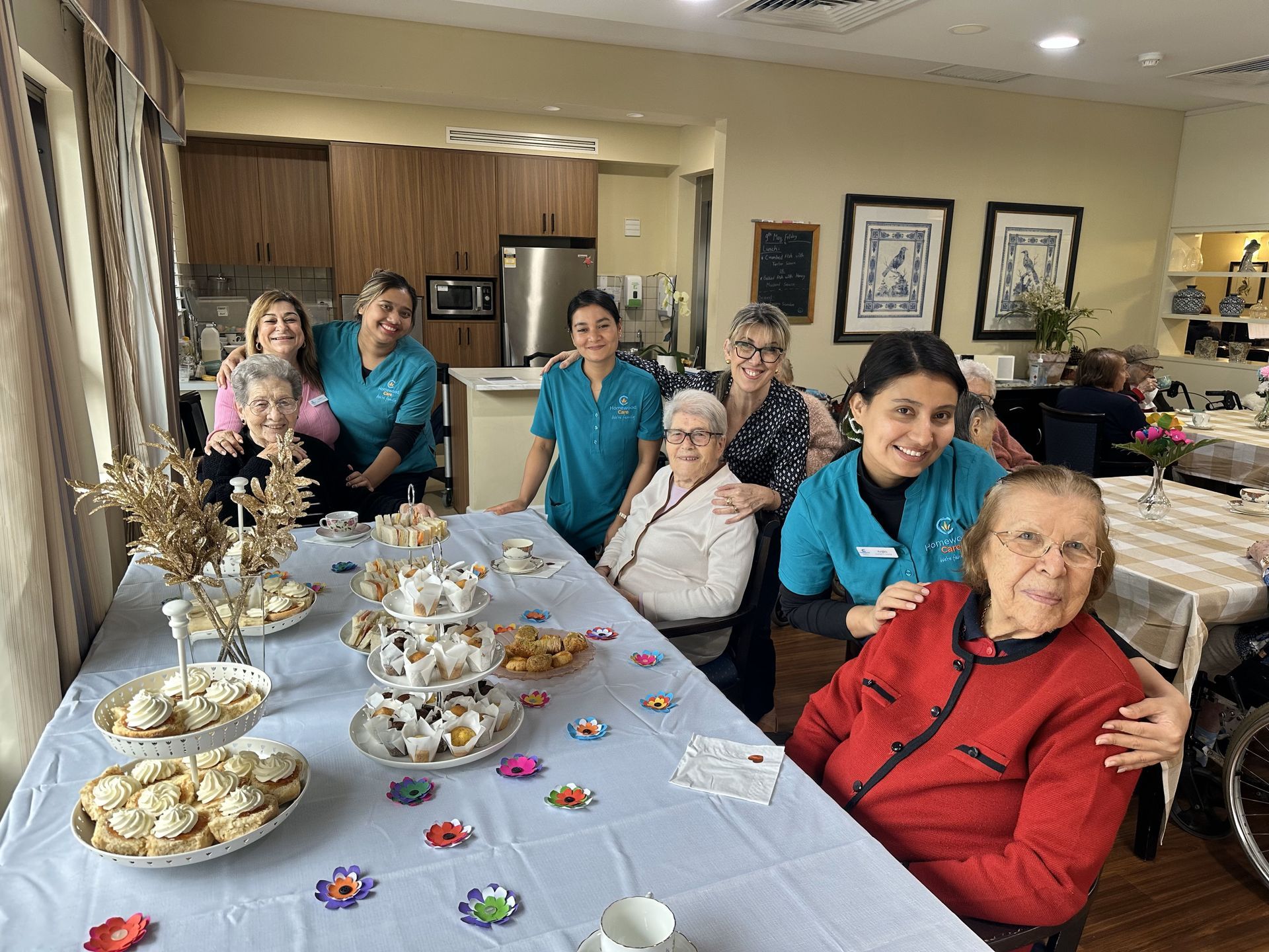 Aged care residents at Homewood Care in Sydney