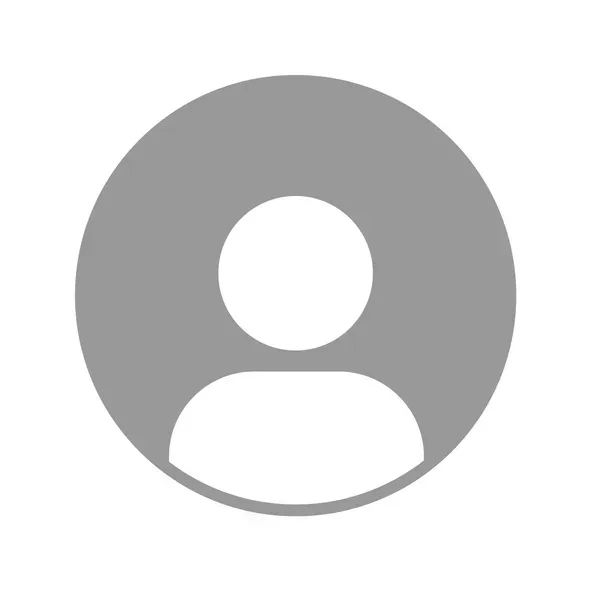 Gray silhouette of a person inside a gray circle; the head and torso are outlined in white.