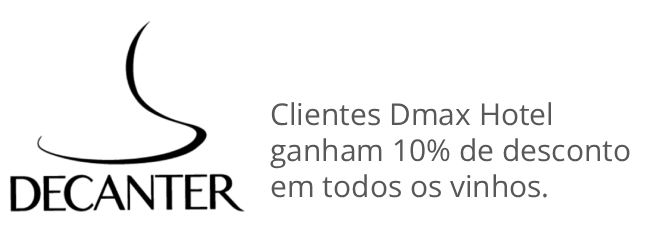 Logotipo da Decanter com a seguinte mensagem: 