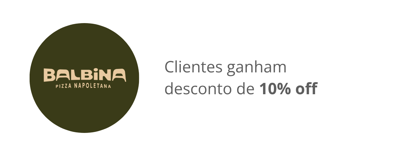 Logotipo da Veri Almeida com texto informando que os hóspedes do Hotel Dmax recebem 10% de desconto em suas compras.