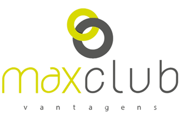 O logotipo apresenta o texto 