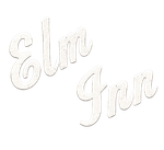 White cursive text reading &ldquo;Elm In&rdquo; on a plain white background