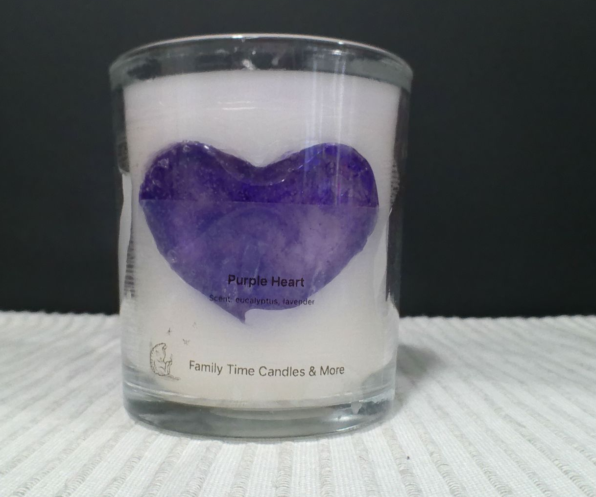Purple Heart Scented Candle