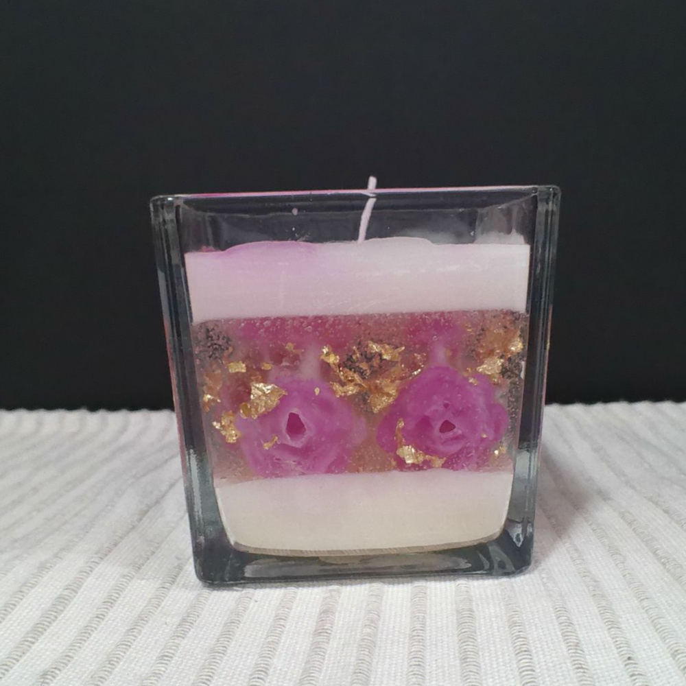 Melon & Gold Scented Candle
