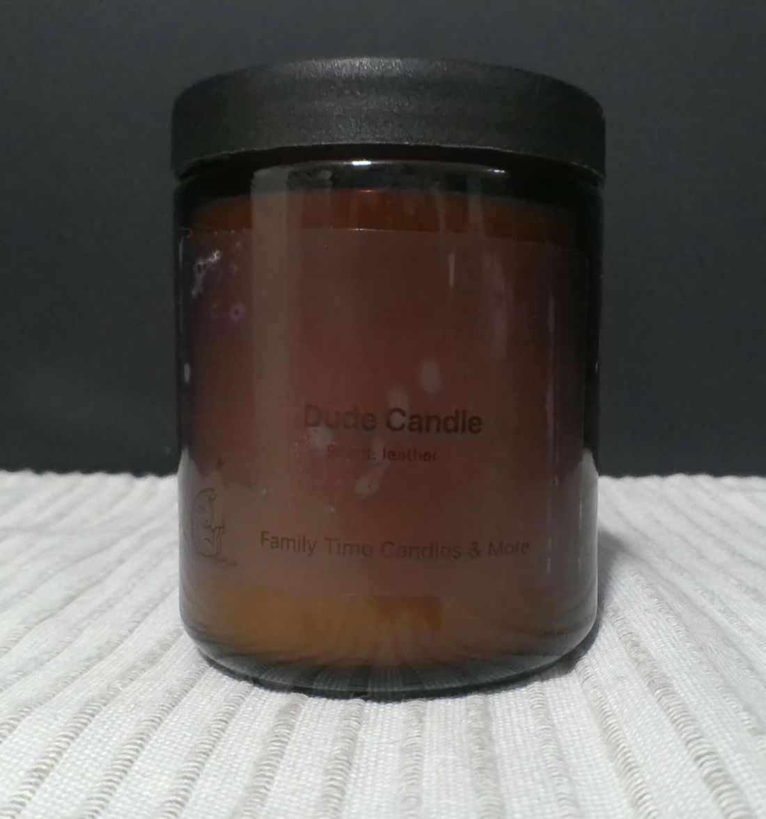 Dude Leather Scented Candle