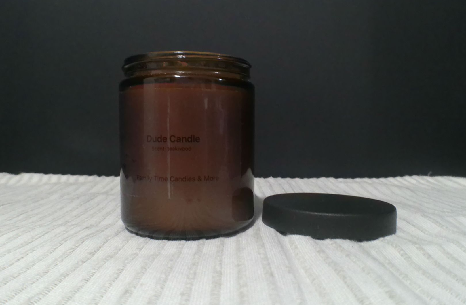 Dude Teakwood Scented Candle
