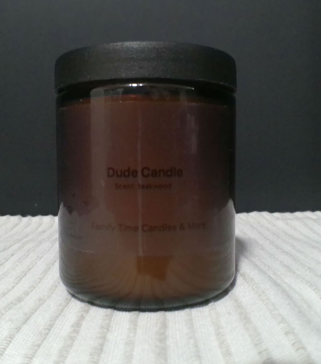 Dude Teakwood Scented Candle